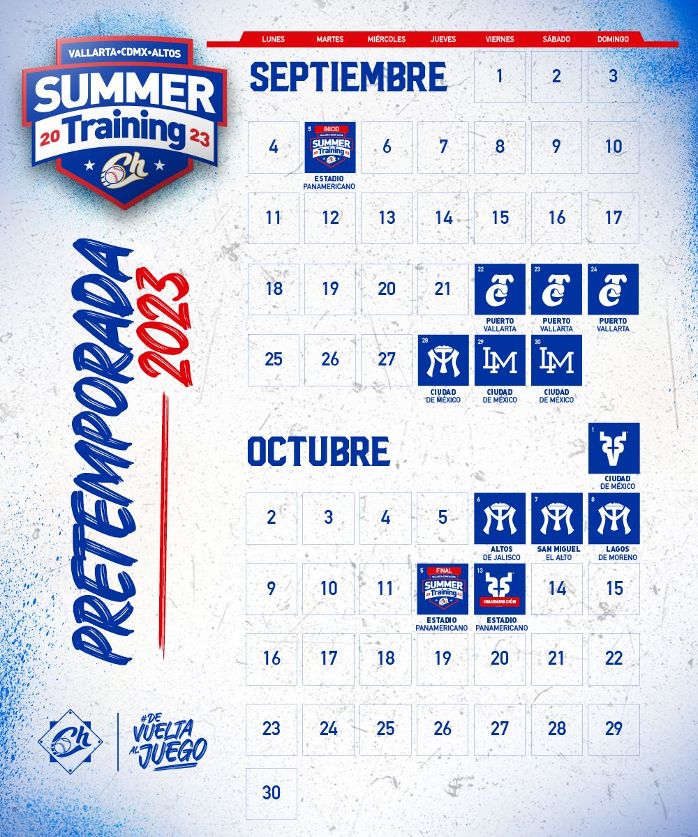 Define Charros su pretemporada; jugará en Vallarta, CDMX y Los Altos