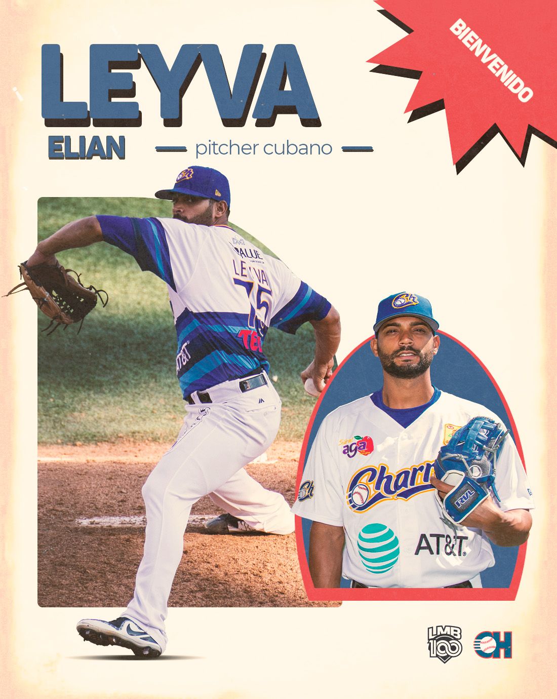Vuelve Elian Leyva a Charros; buscará un lugar en el equipo Vuelve Elian Leyva a Charros; buscará un lugar en el equipo