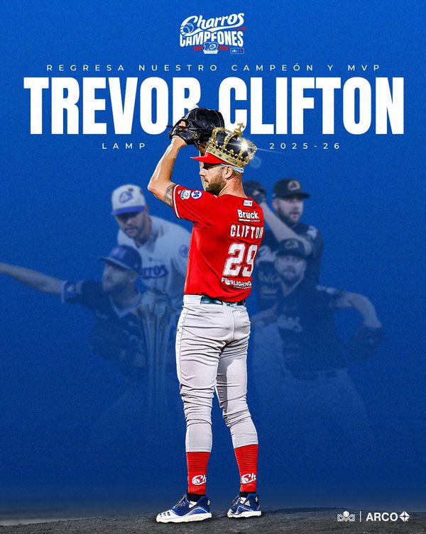 El MVP estará de regreso: Trevor Clifton volverá a Jalisco para la T2025-26 de la LAMP